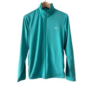 Reebok Teal Zip-Up Track Jacket